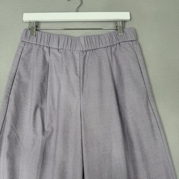 Ann Taylor Womens Pants Medium Pastel Purple Wide Leg Trouser High Rise Career - Picture 2 of 11